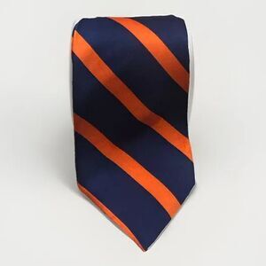 100% Silk Denver Broncos Colored, Eagle Neckwear Tie 4” X 58” Wide